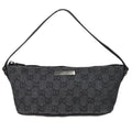 GUCCI GG Handbag Black Denim