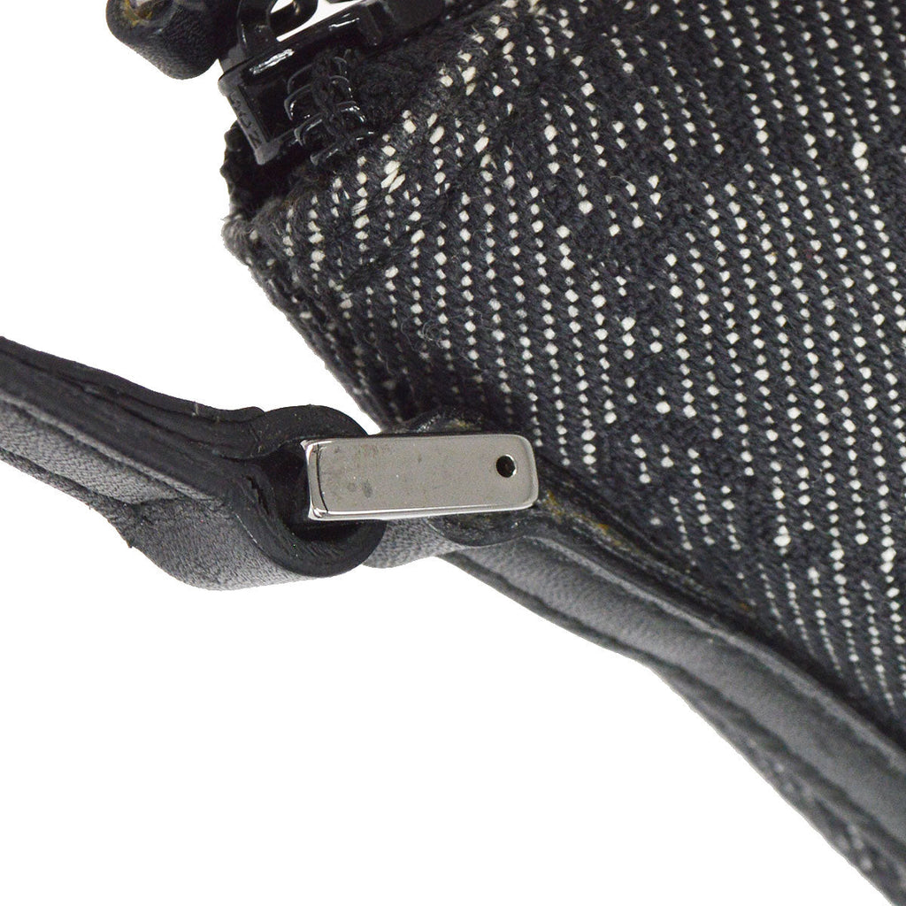 GUCCI GG Handbag Black Denim