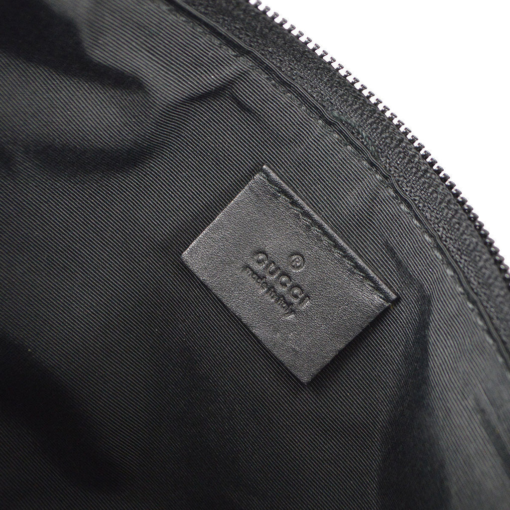 GUCCI GG Handbag Black Denim
