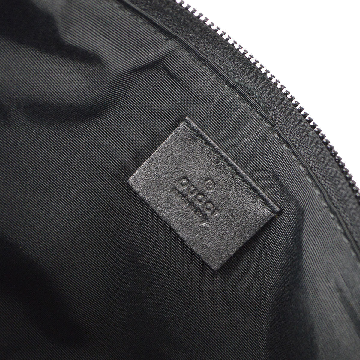 GUCCI GG Handbag Black Denim