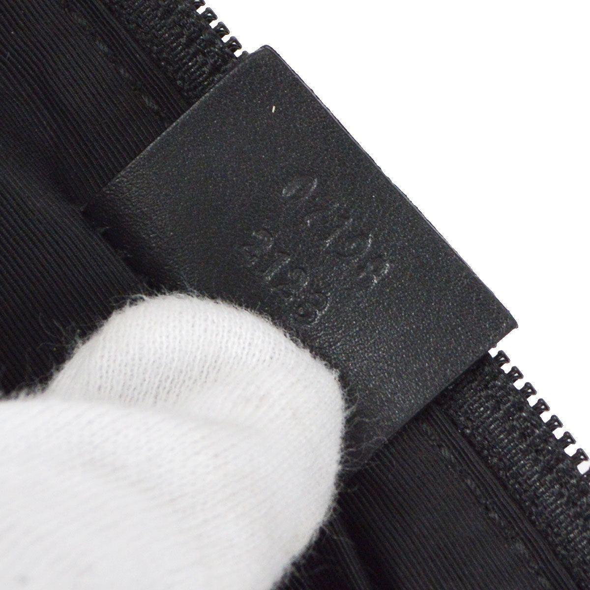 GUCCI GG Handbag Black Denim