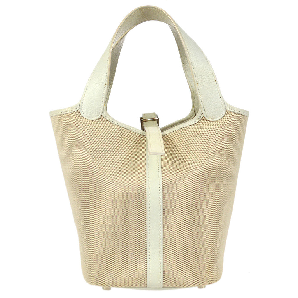 HERMES 2003 Picotin 18 Toile H