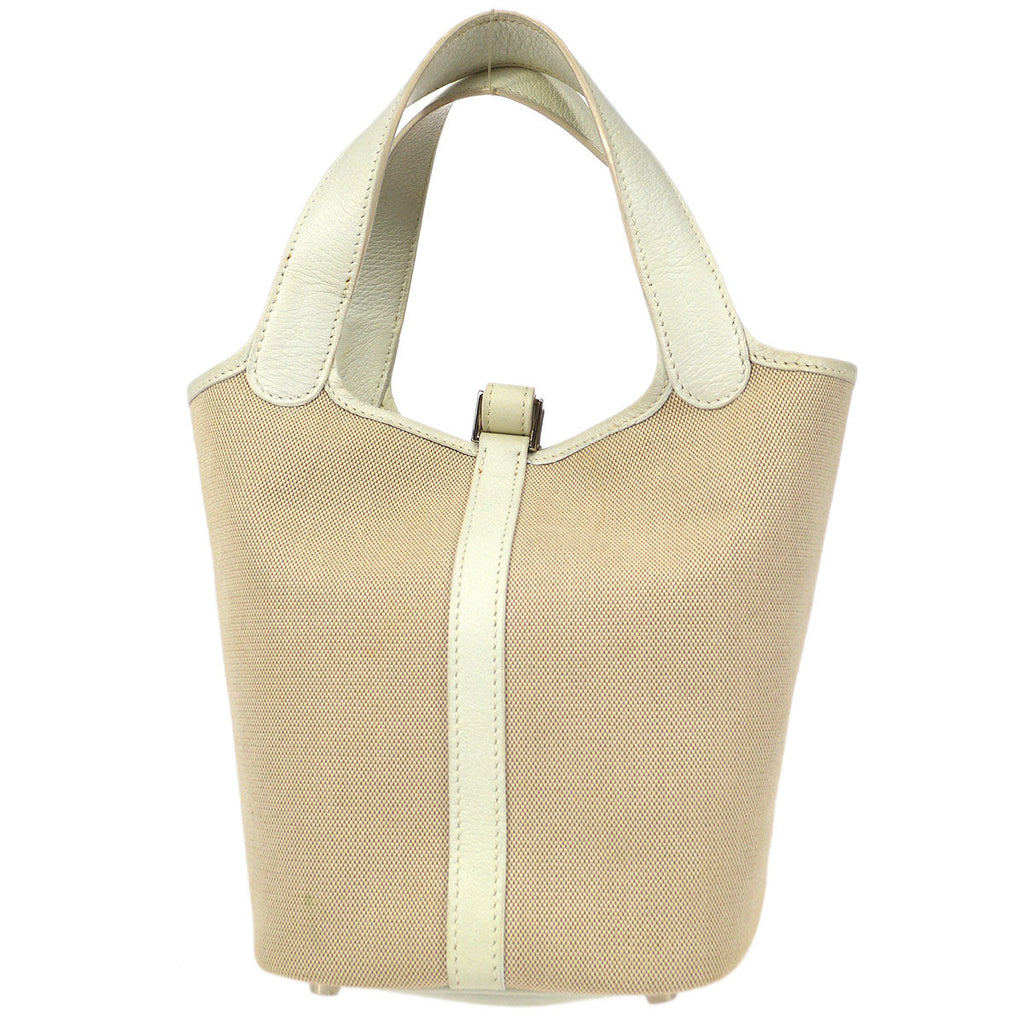 HERMES 2003 Picotin 18 Toile H