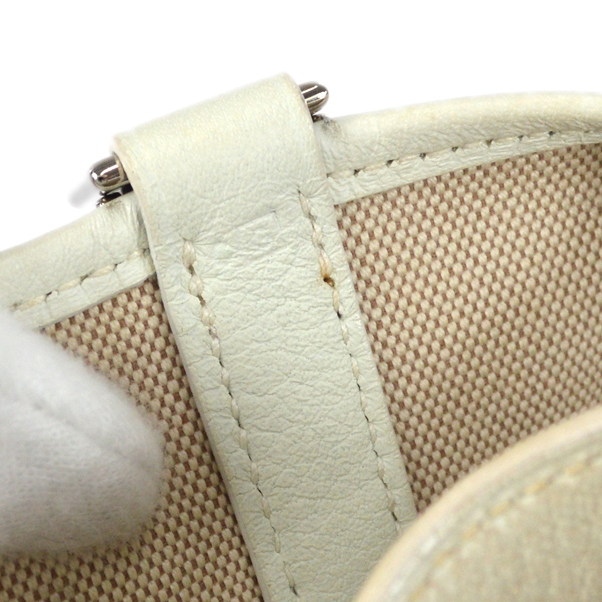 HERMES 2003 Picotin 18 Toile H