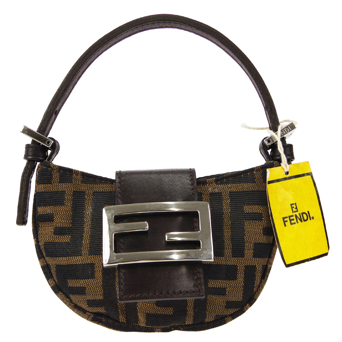 ★FENDI Zucca Zucca Mini Handbag Brown