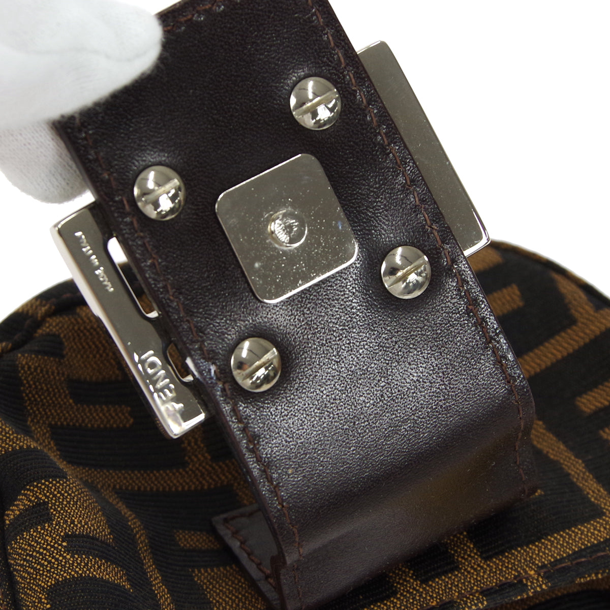 ★FENDI Zucca Zucca Mini Handbag Brown