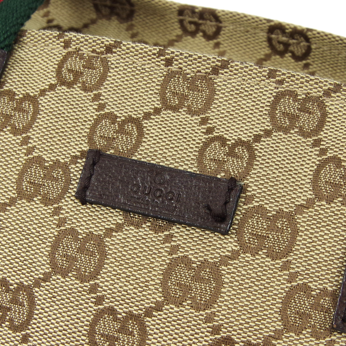 GUCCI GG Sherry Line Handbag Beige