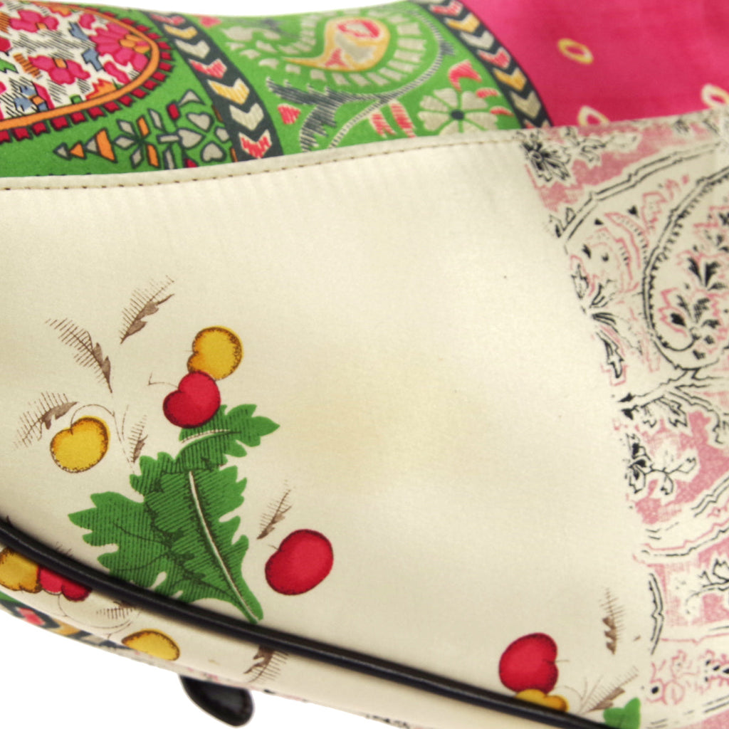 Christian Dior Patchwork Saddle Bag Medium