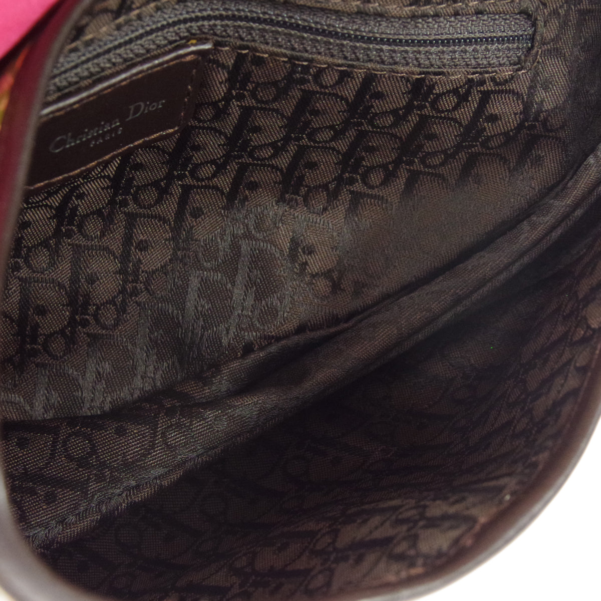 Christian Dior Patchwork Saddle Bag Medium