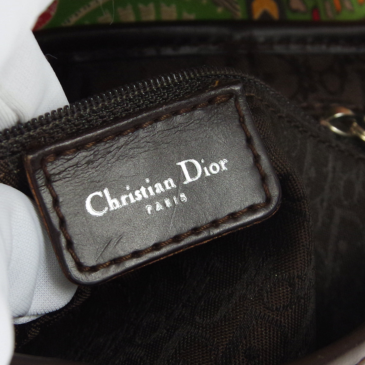 Christian Dior Patchwork Saddle Bag Medium