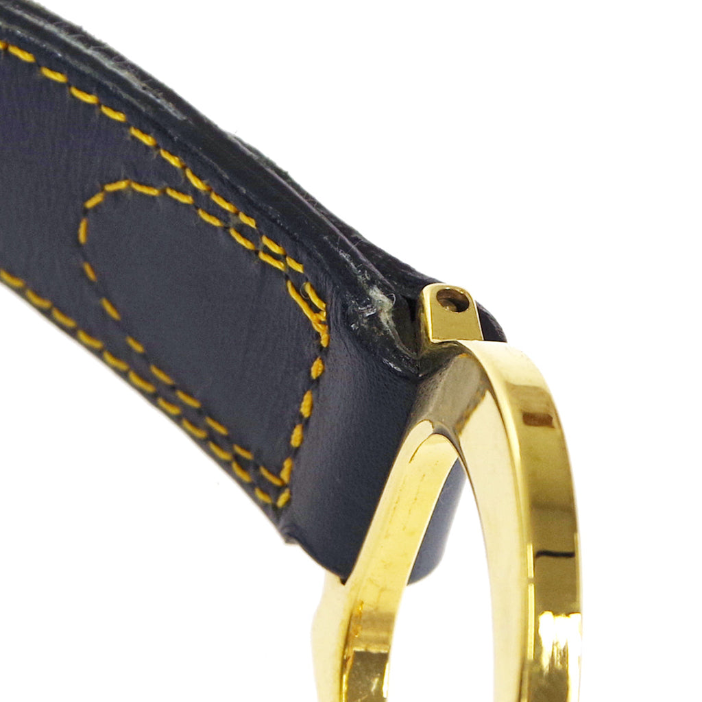 Christian Dior 2001 Trotter Saddle Handbag Navy