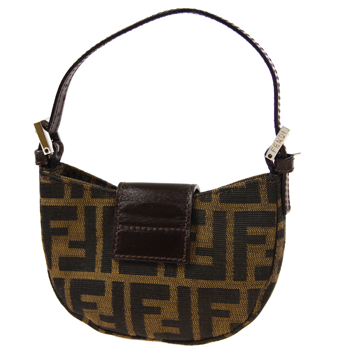 FENDI 1990s Zucca Handbag Micro