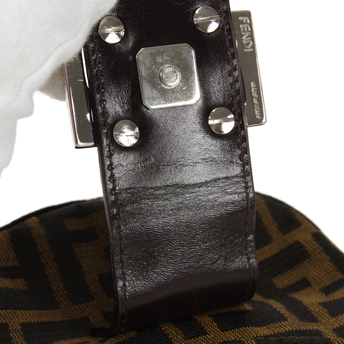 FENDI 1990s Zucca Handbag Micro
