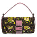 FENDI 2000s Beaded Zucca Baguette Bag Medium