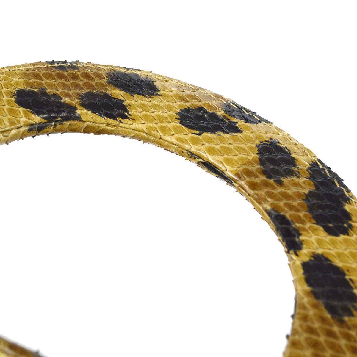 Christian Dior * 1995-1996 Leopard-patterned Python Lady Dior Bag Mini
