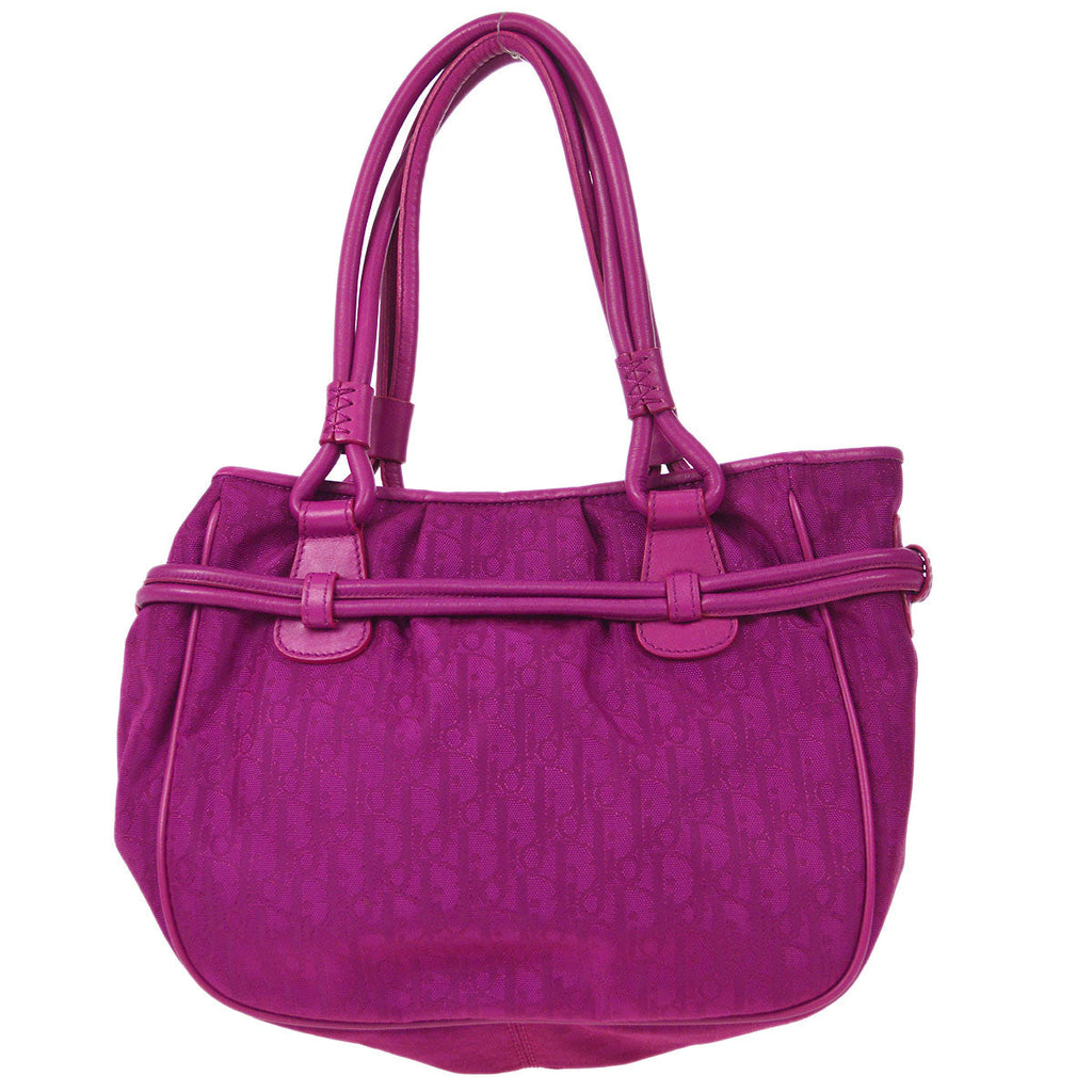 Christian Dior 2007 Trotter Handbag Purple
