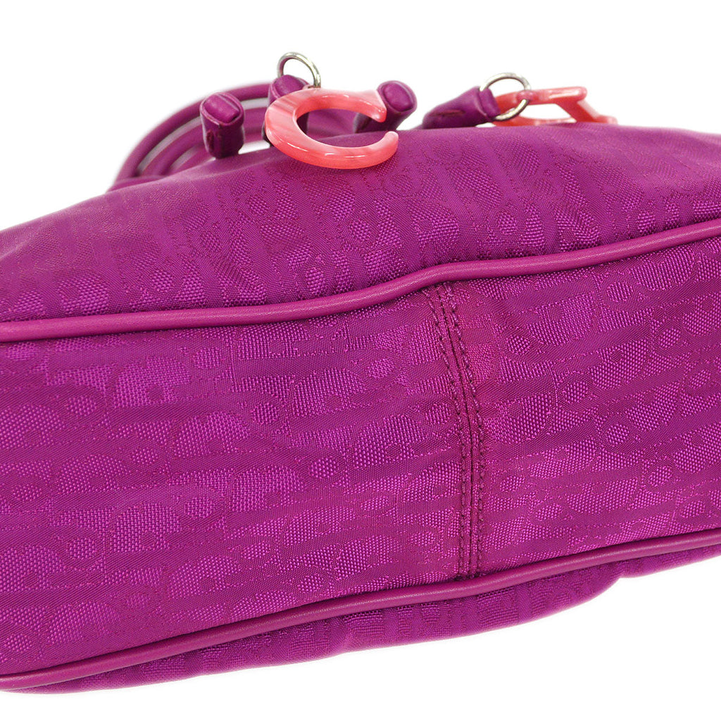 Christian Dior 2007 Trotter Handbag Purple