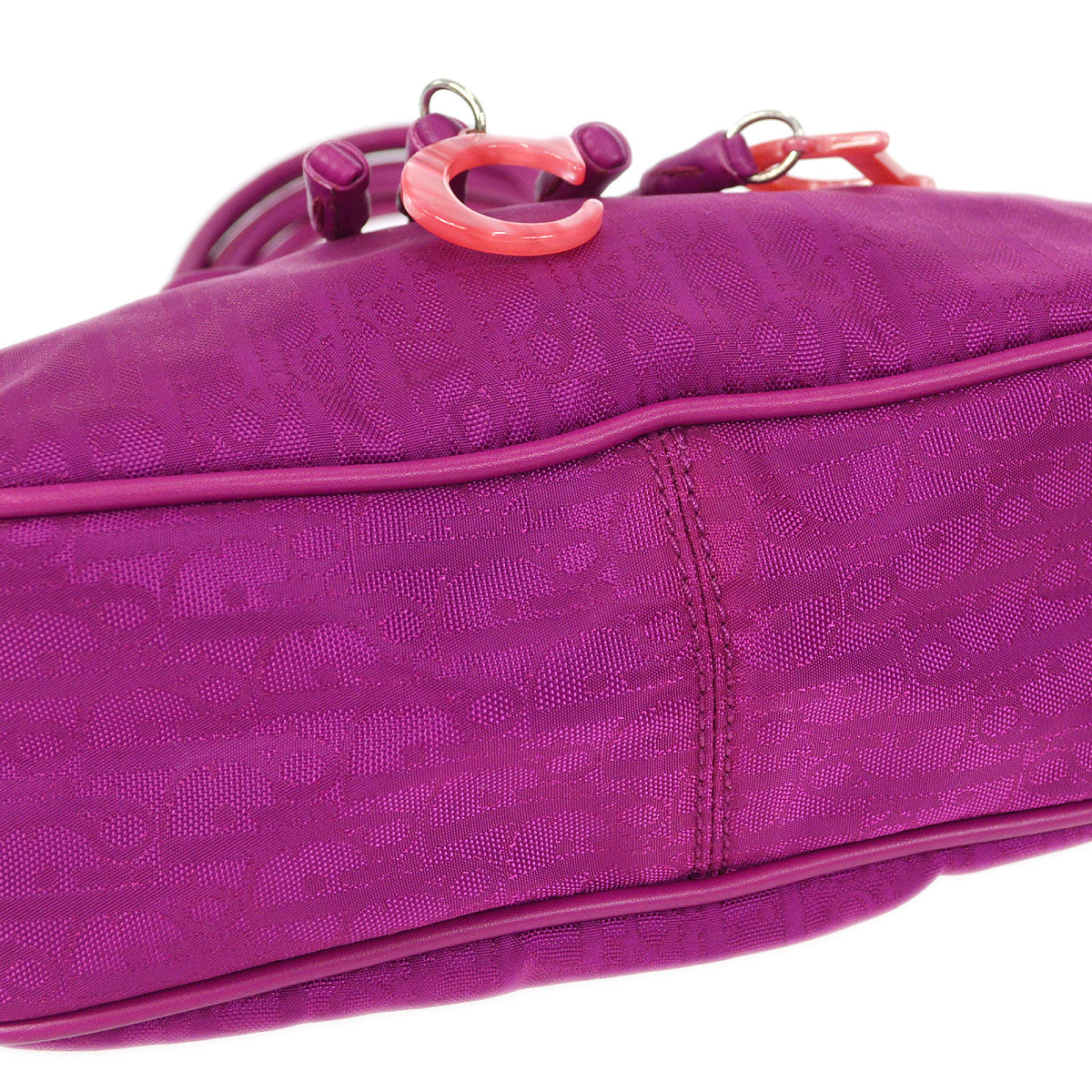 Christian Dior 2007 Trotter Handbag Purple