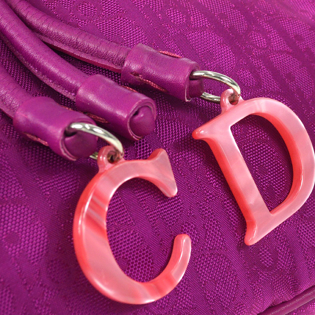Christian Dior 2007 Trotter Handbag Purple