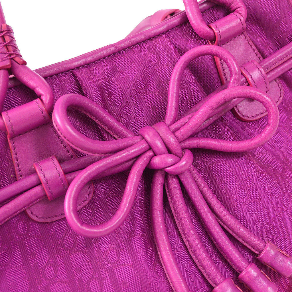 Christian Dior 2007 Trotter Handbag Purple
