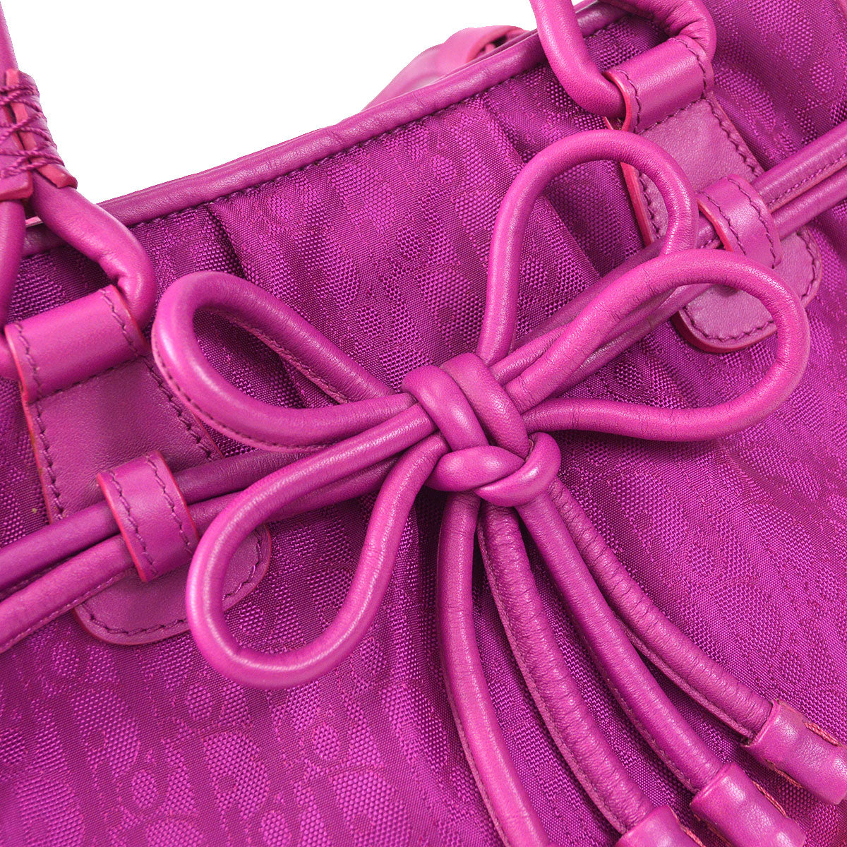 Christian Dior 2007 Trotter Handbag Purple