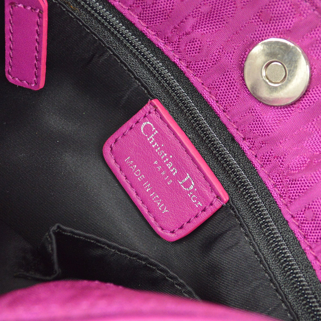 Christian Dior 2007 Trotter Handbag Purple