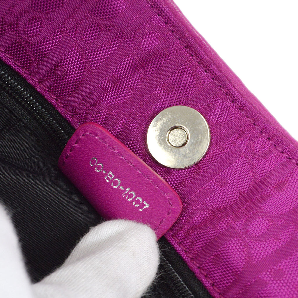 Christian Dior 2007 Trotter Handbag Purple