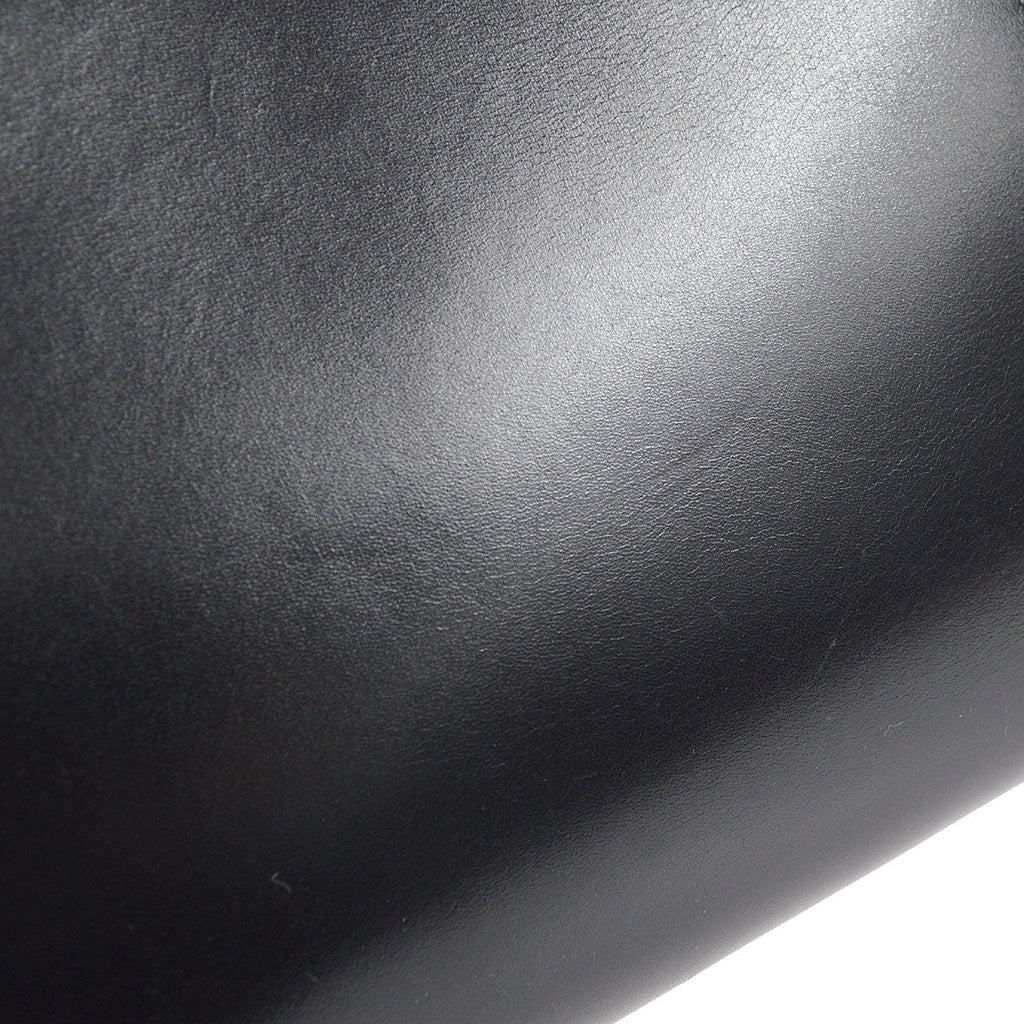 HERMES 1993 KELLY SPORT MM Black Box Calf