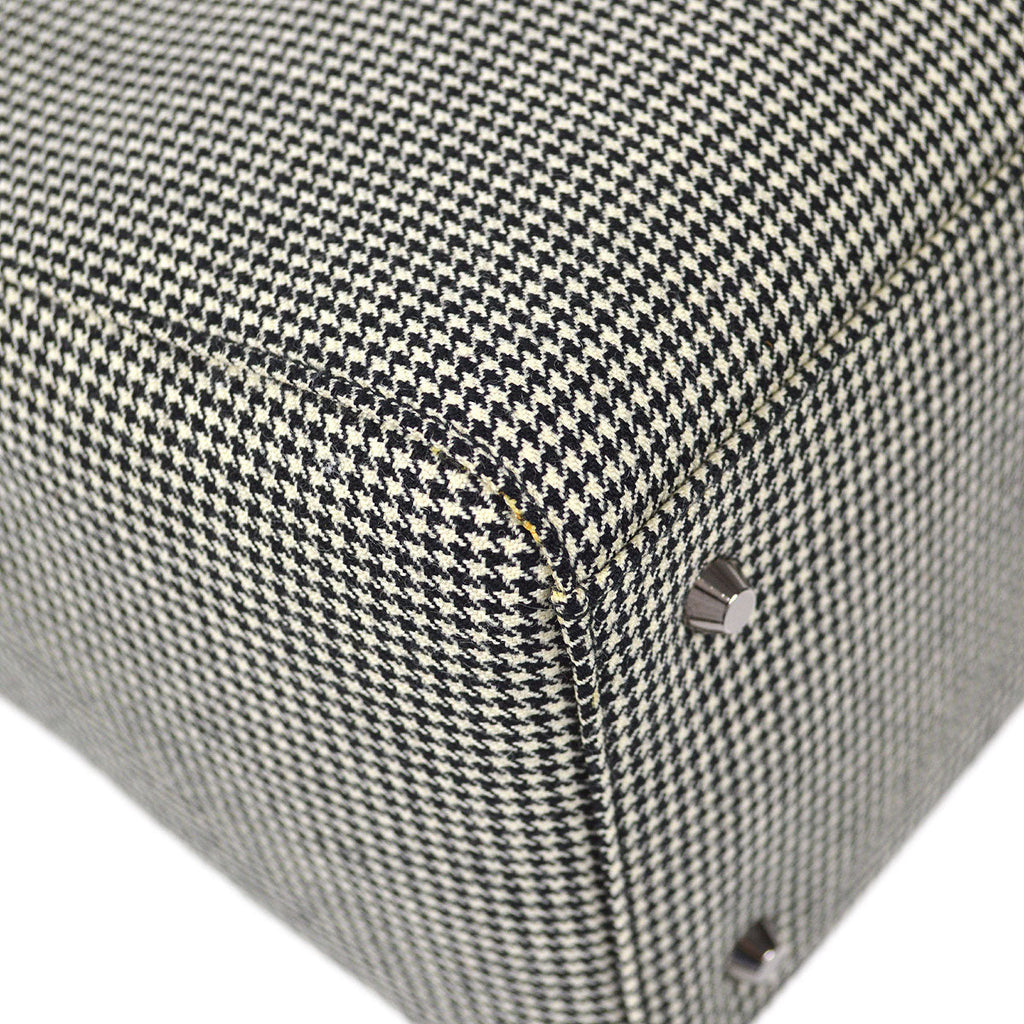 Christian Dior 1999 Houndstooth Lady Dior Medium