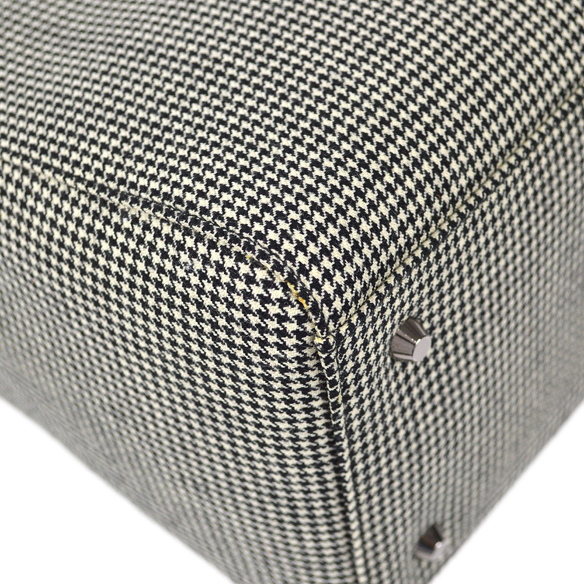 Christian Dior 1999 Houndstooth Lady Dior Medium
