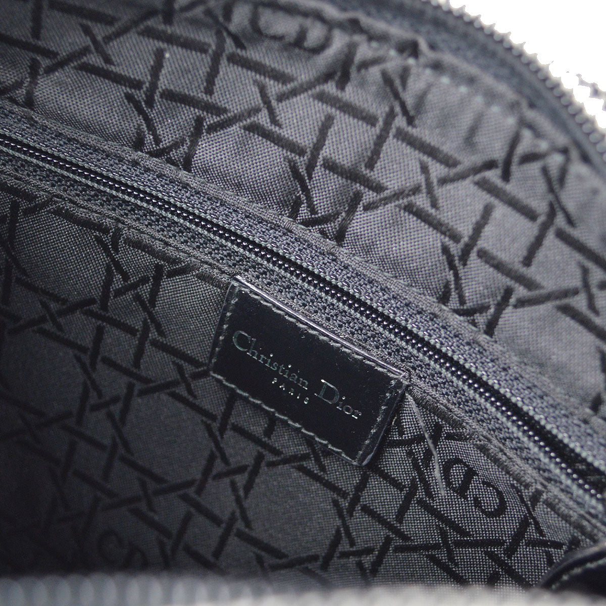 Christian Dior 1999 Houndstooth Lady Dior Medium