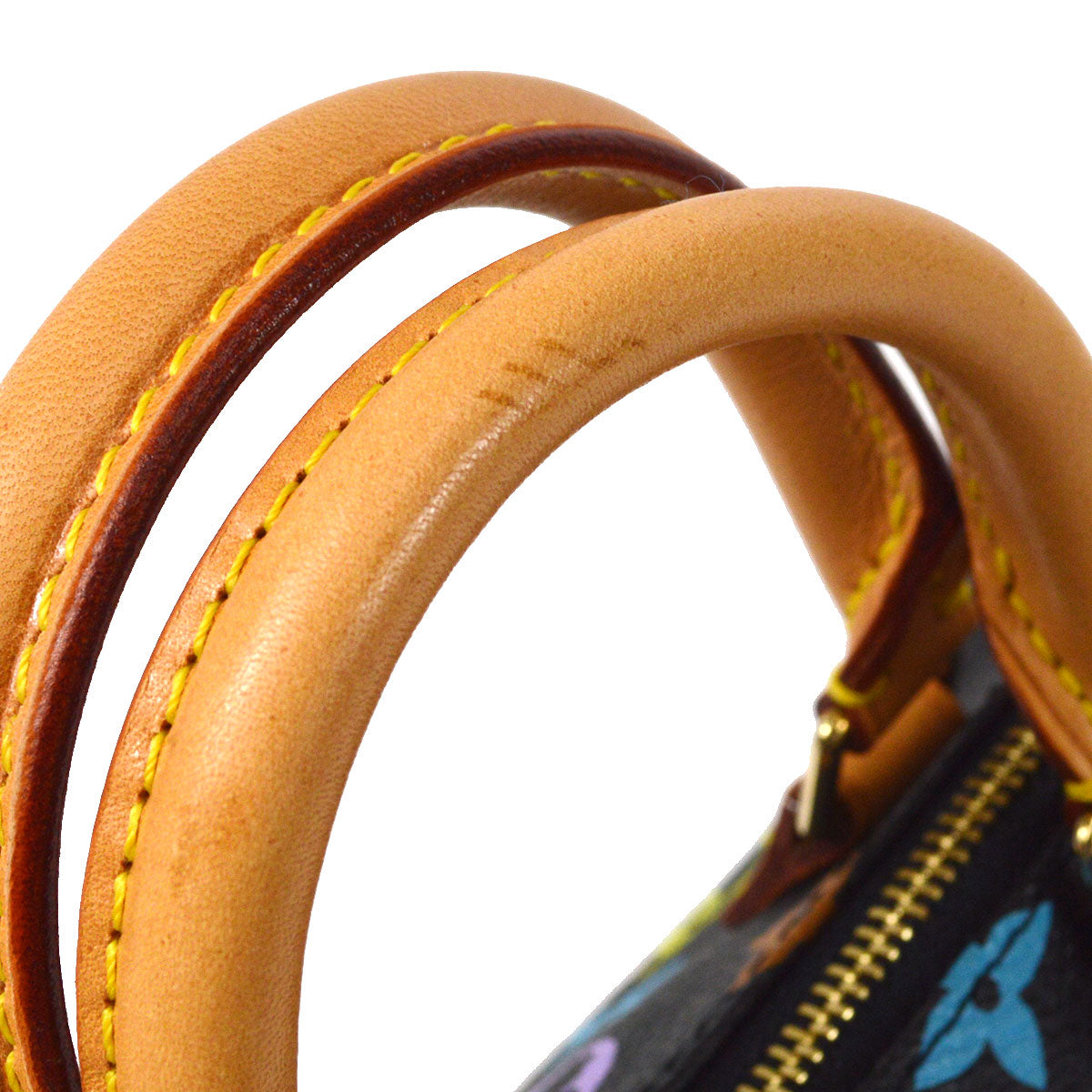 LOUIS VUITTON MINI SPEEDY HANDBAG NOIR MONOGRAM MULTICOLOR