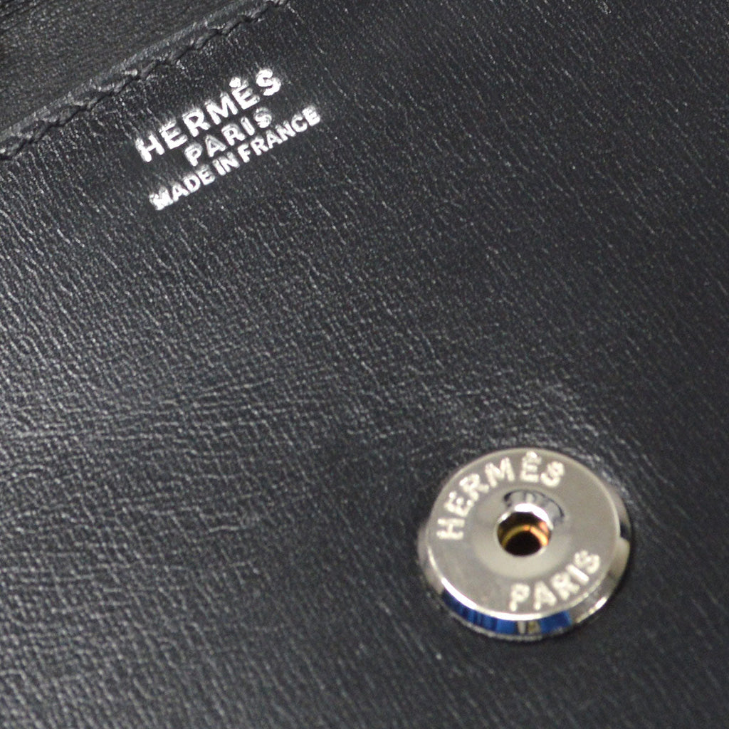 HERMES 1999 LIN Black Box Calf