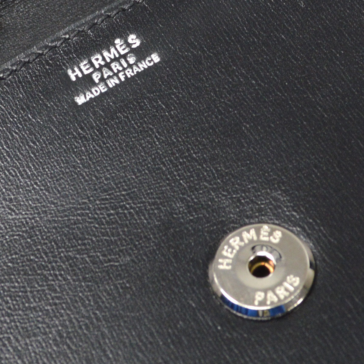 HERMES 1999 LIN Black Box Calf