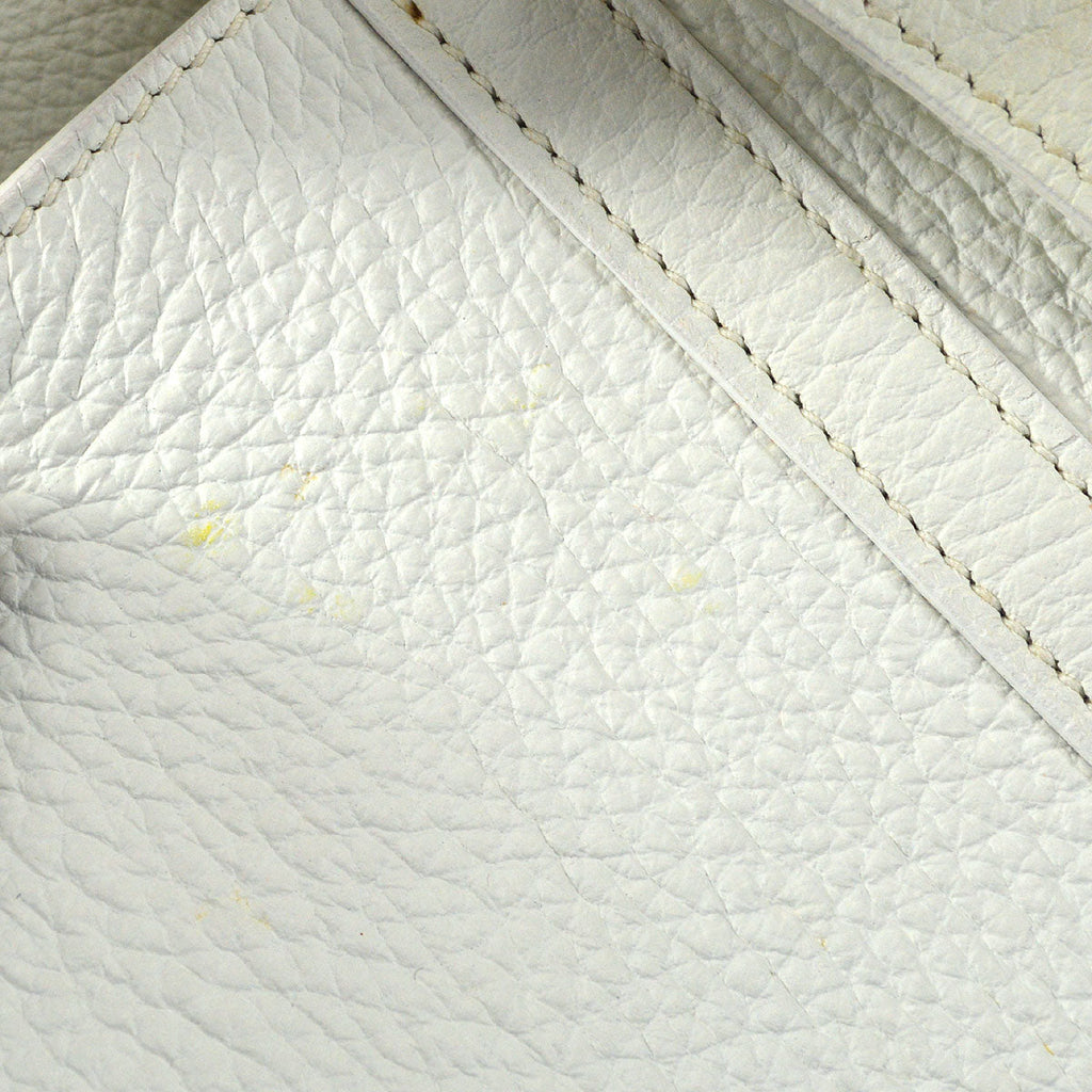 HERMES 2005 Picotin PM Clemence White