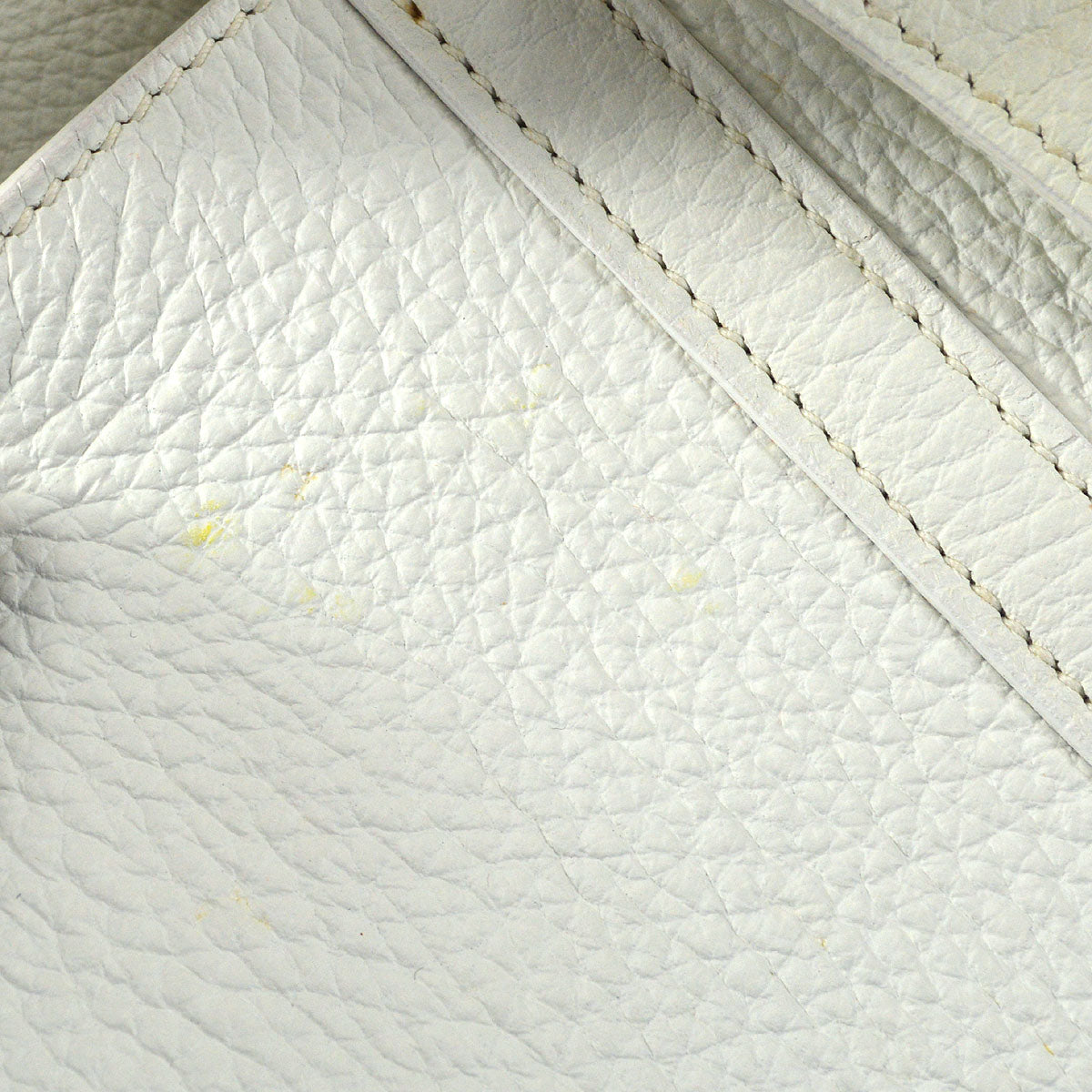HERMES 2005 Picotin PM Clemence White