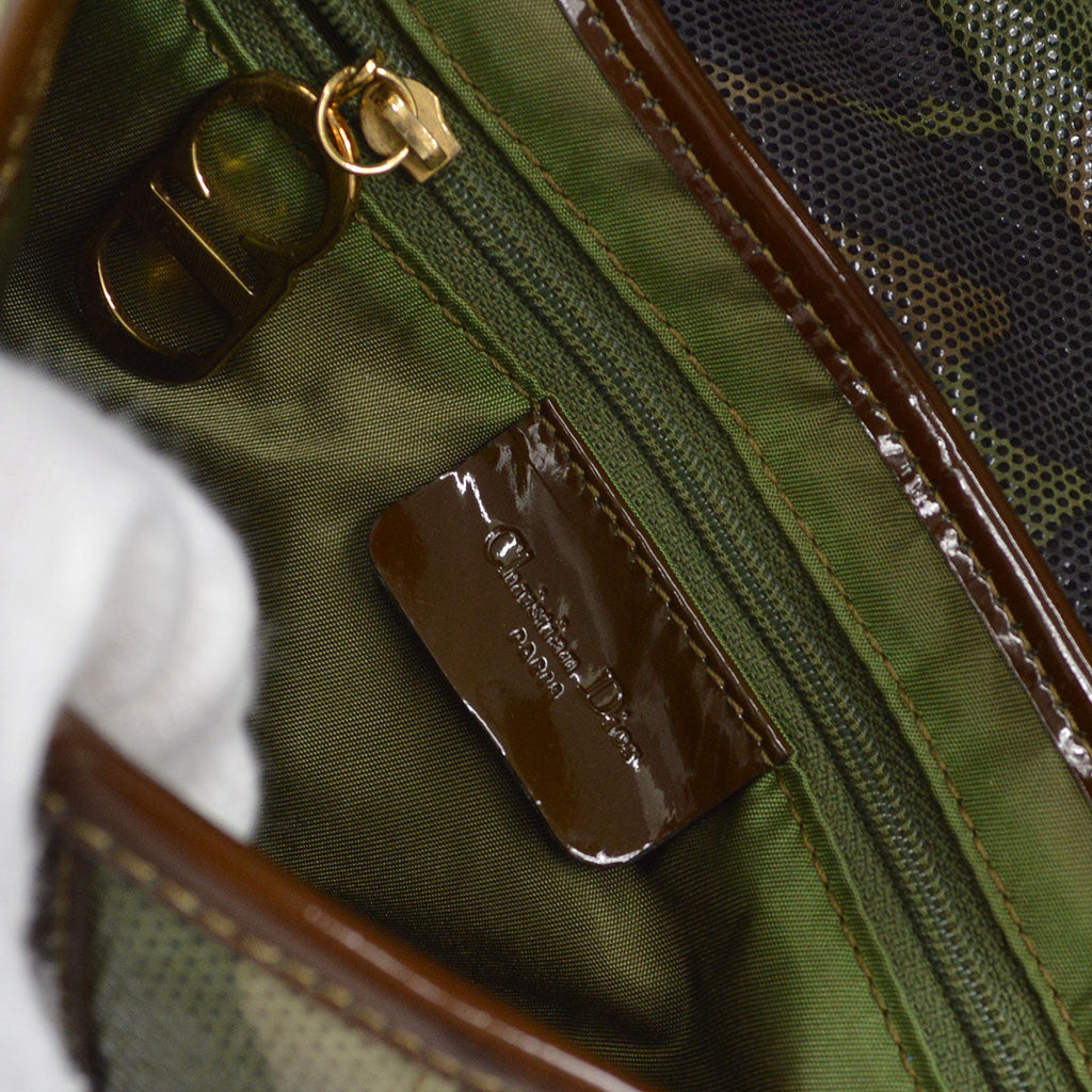 Christian Dior Camouflage Saddle Bag Medium