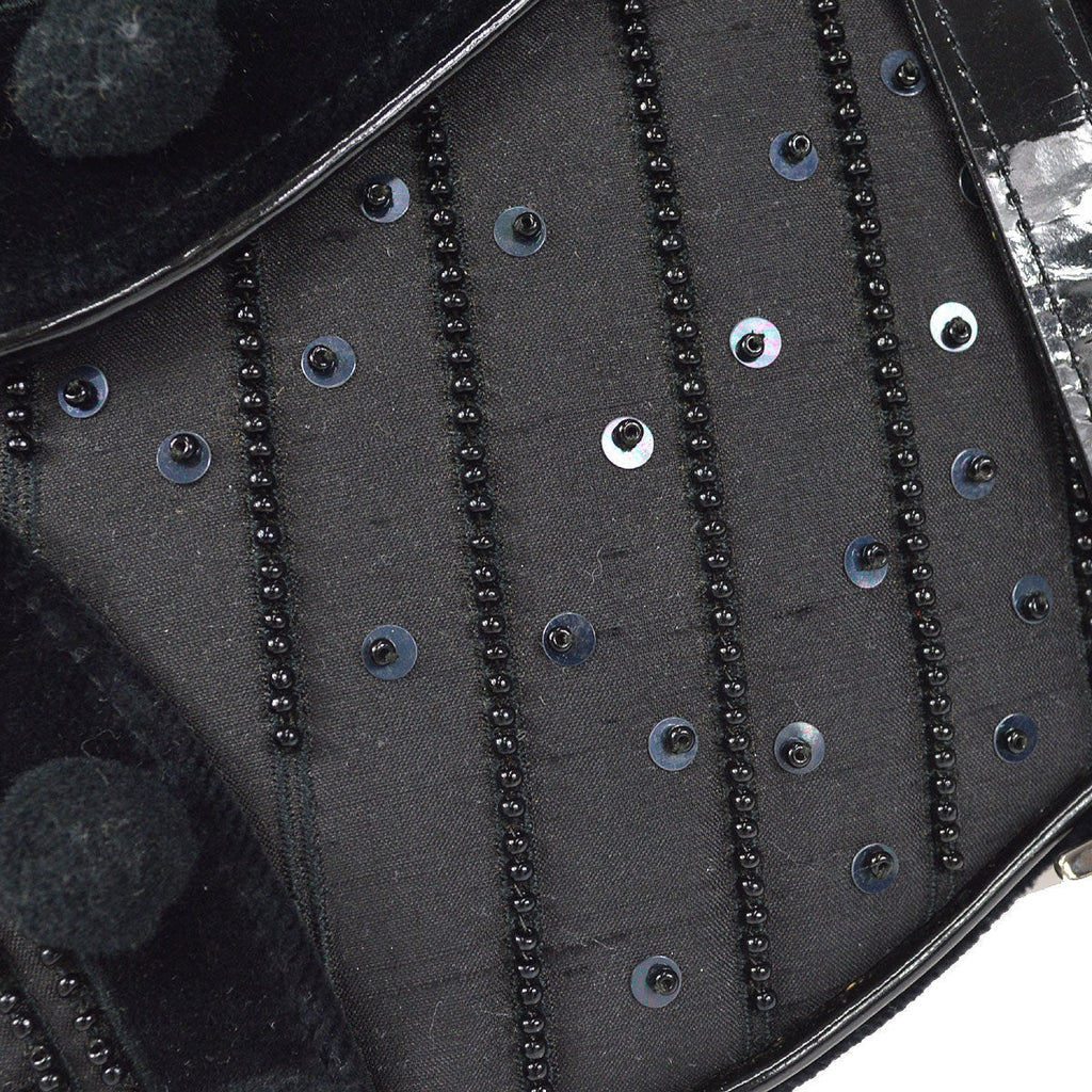 Christian Dior Beaded Saddle Bag Medium