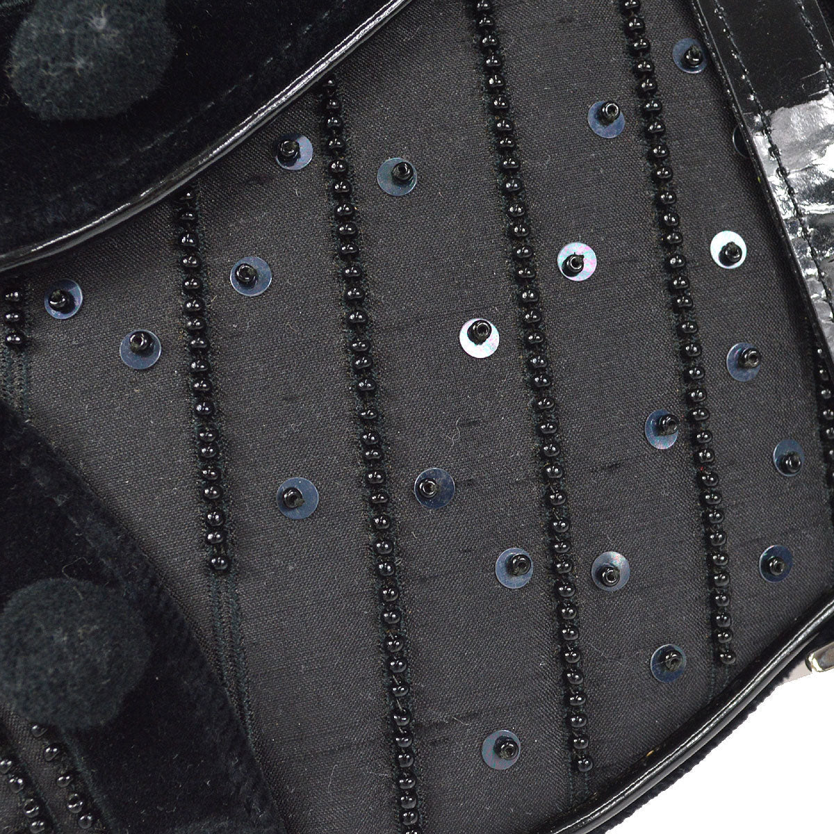 Christian Dior Beaded Saddle Bag Medium
