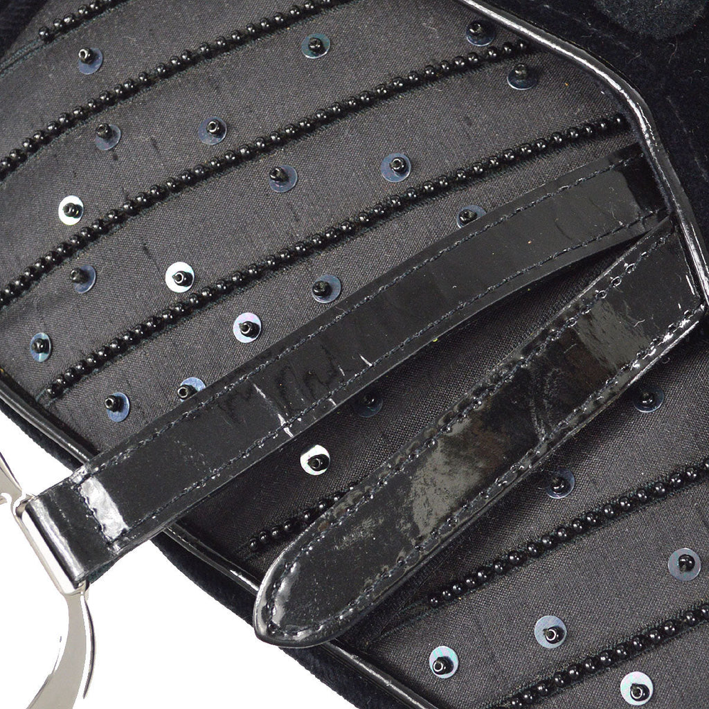 Christian Dior Beaded Saddle Bag Medium