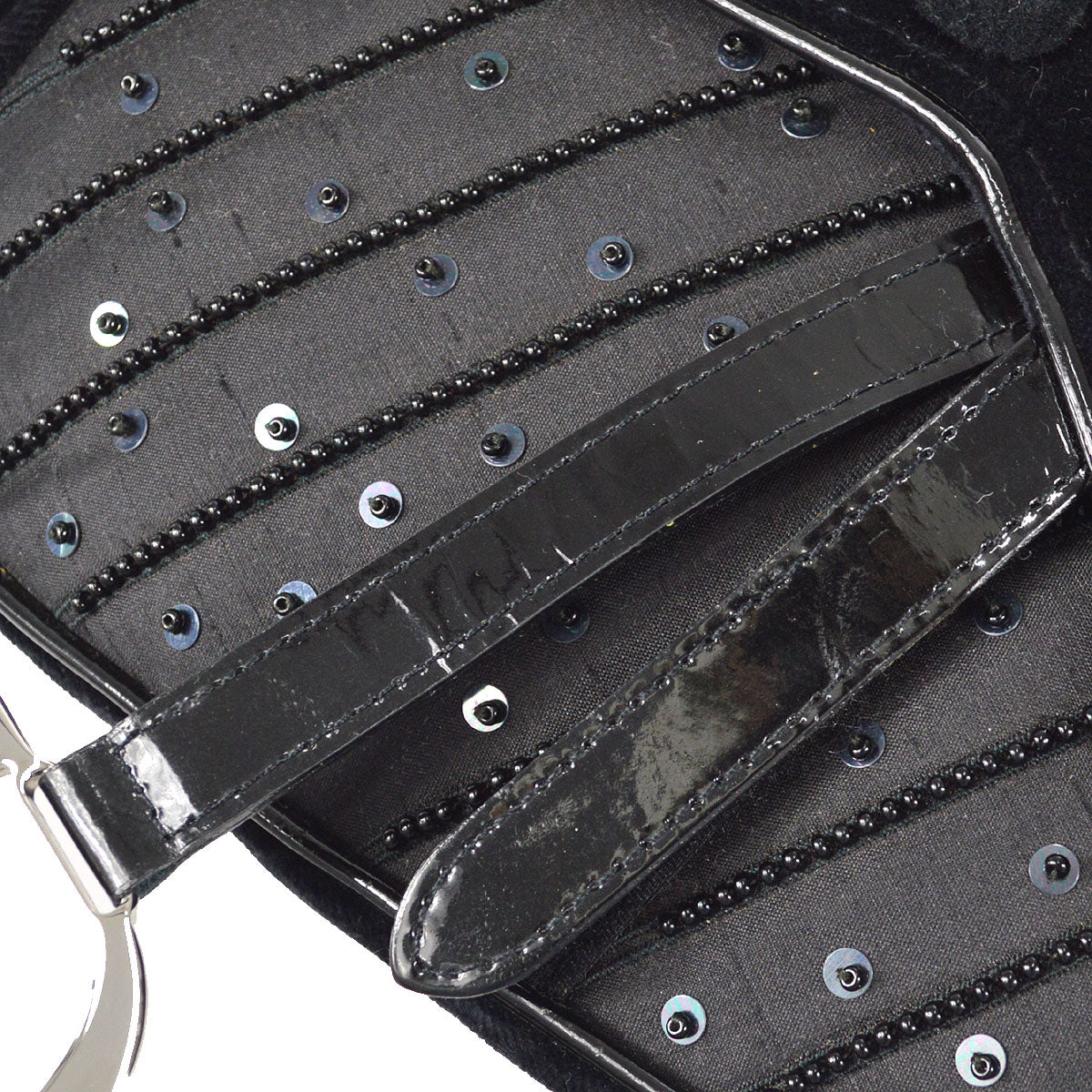 Christian Dior Beaded Saddle Bag Medium