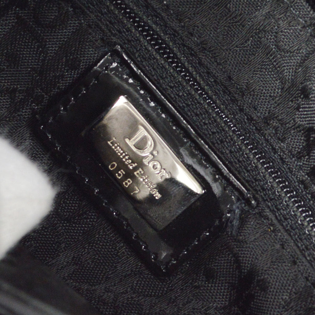 Christian Dior Beaded Saddle Bag Medium