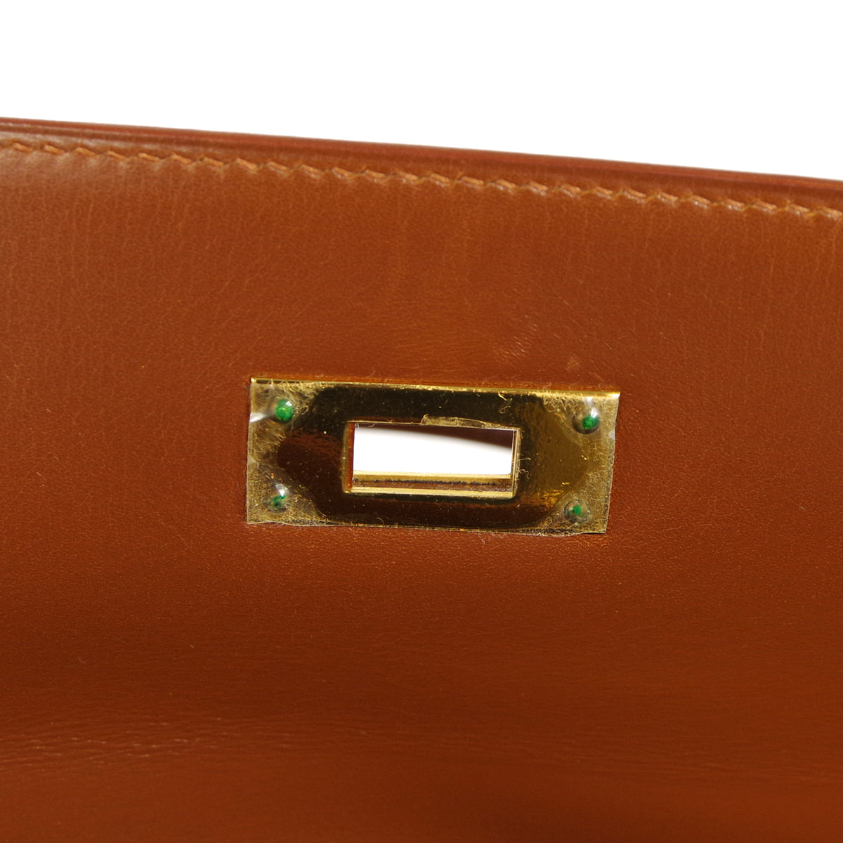 HERMES 2001 KELLY 35 SELLIER Fauve Box Calf