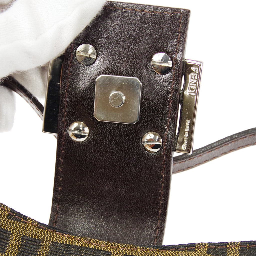 FENDI Zucca Mini Handbag Brown