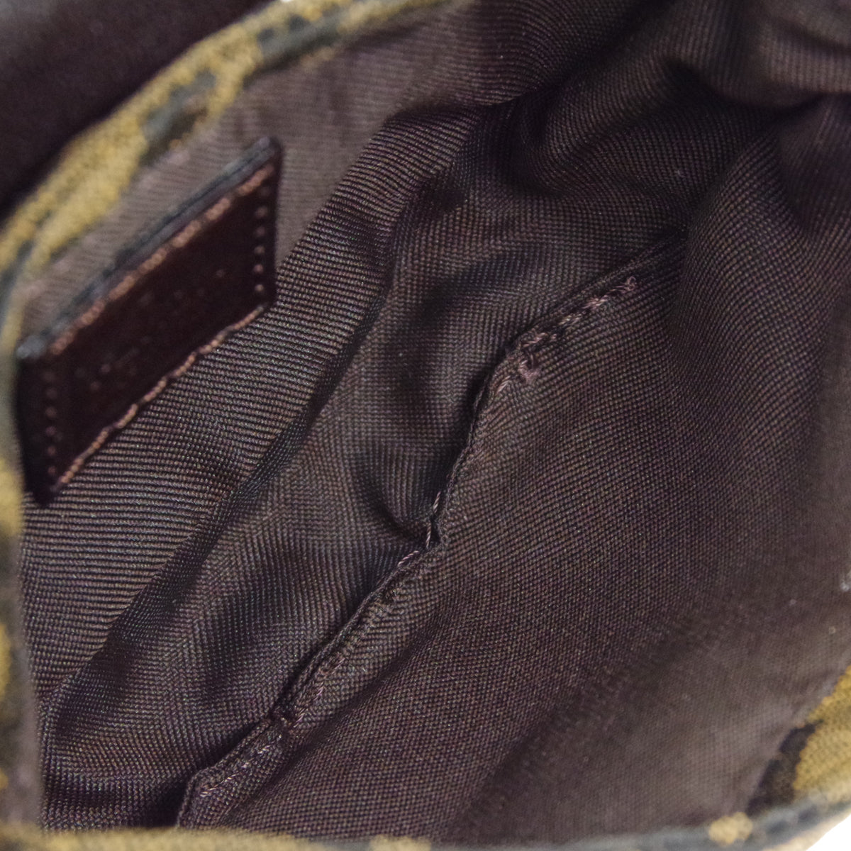 FENDI Zucca Mini Handbag Brown