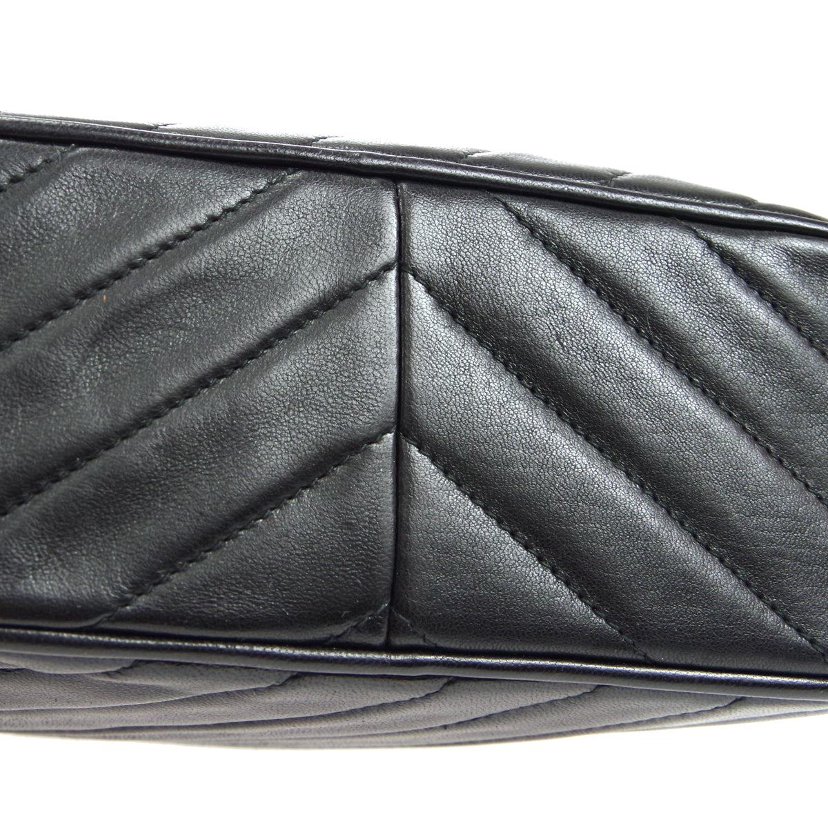 CHANEL Bijou Chain Shoulder Bag Black Lambskin