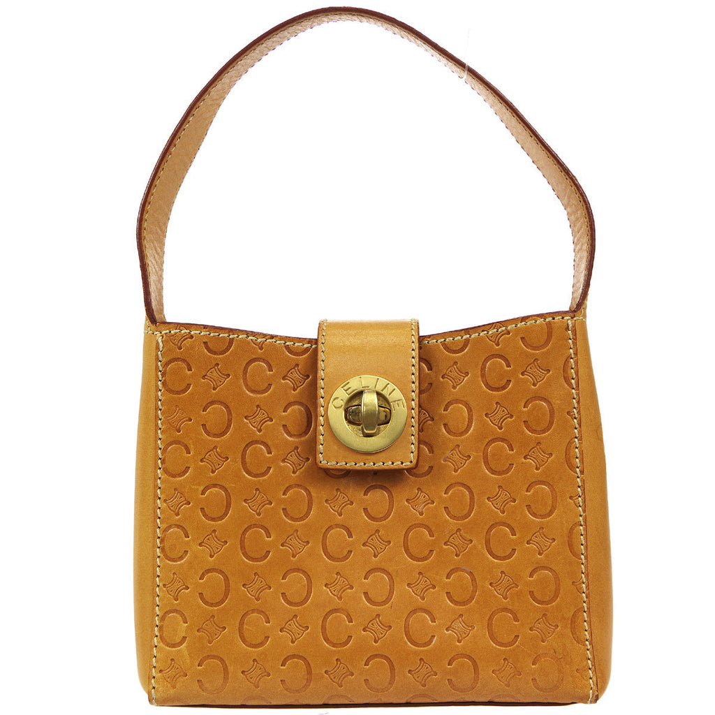 CELINE C Macadam Handbag