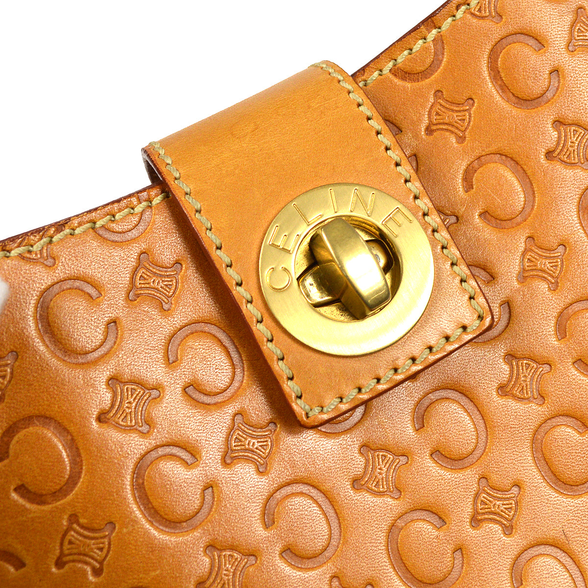 CELINE C Macadam Handbag