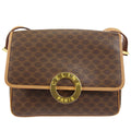 CELINE Ring Macadam Shoulder Bag Brown
