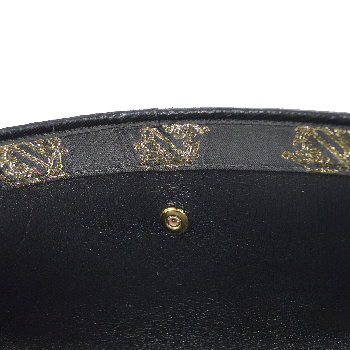 Christian Dior Double Chain Shoulder Bag Black